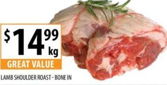 Lamb Shoulder Roast- Bone In