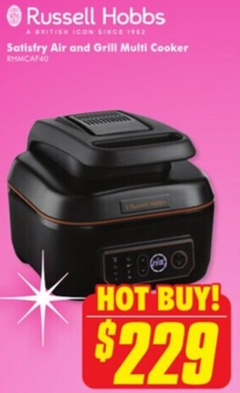 The Good Guys Russell Hobbs Satisfry Air and Grill Multi Cooker offer