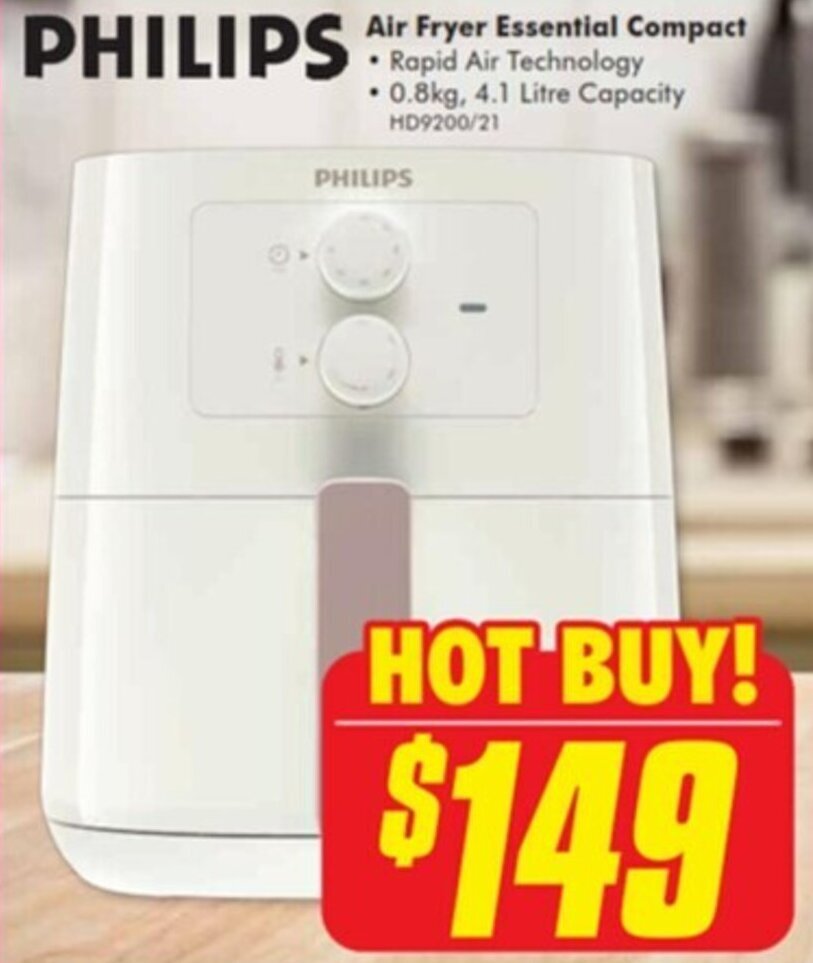 Philips Air Fryer Essential Compact offer at The Good Guys