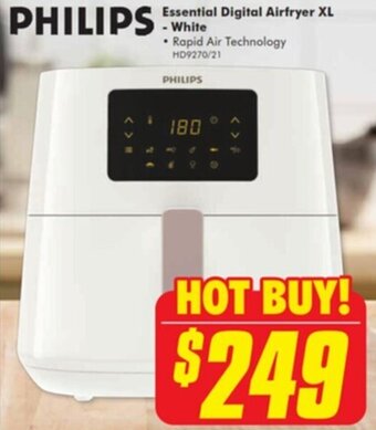 The Good Guys Philips Essential Digital Airfryer XL - White offer