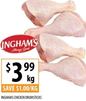 Supabarn Inghams Chicken Drumsticks offer