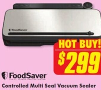 FoodSaver Controlled Multi Seal Vacuum Sealer