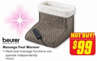 The Good Guys Beurer Massage Foot Warmer offer