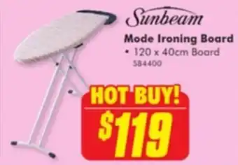 The Good Guys Sunbeam Mode Ironing Board offer