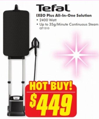 The Good Guys Tefal IXEO Plus All-In-One Solution offer