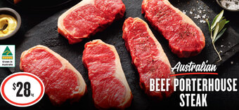 IGA Beef Porterhouse Steak offer