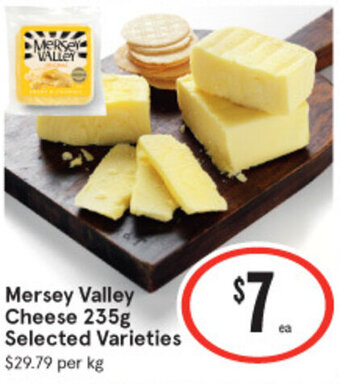 IGA Mersey Valley Cheese 235g offer