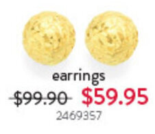 Goldmark Earrings offer