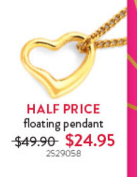 Goldmark Floating Pendant offer
