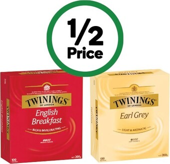 Woolworths Twinings tea bags pk 80-100 offer
