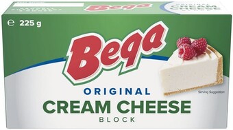 Woolworths Bega cream cheese block 225g offer
