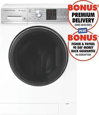 The Good Guys NEW Fisher & Paykel 8.5kg Front Load Washer offer