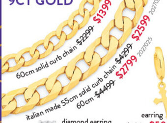 Goldmark Italian Made 60cm Solid Curb Chain 2027025 offer