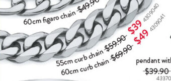 Goldmark 55cm Curb Chain 4309040 offer