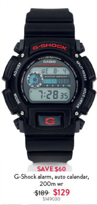 Goldmark G-Shock alarm, auto calendar, 200m wr offer