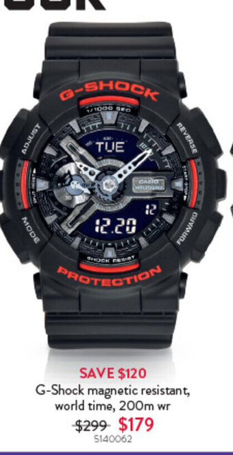 Goldmark G-Shock magnetic resistant, world time, 200m wr offer