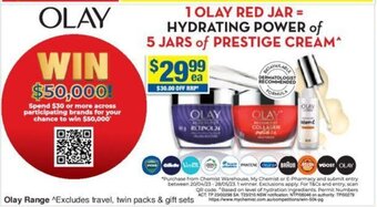 My Chemist OLAY RANGE! offer