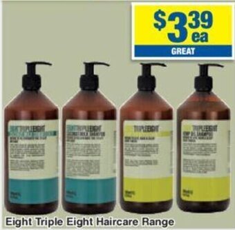 My Chemist Eight Triple Eight Haircare Range offer