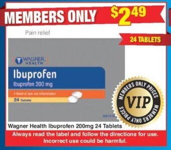 My Chemist Wagner Health Ibuprofen 200mg 24 Tablets offer