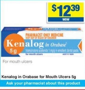 Kenalog in Orabase for Mouth Ulcers 5g