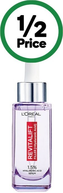 Woolworths L’oreal paris revitalift filler serum 30ml offer