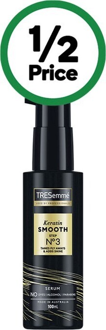Woolworths Tresemme keratin smooth serum 100ml offer