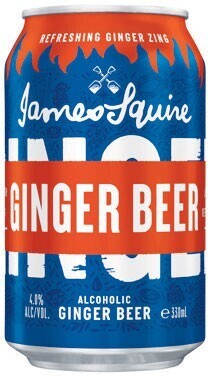 Woolworths James squire ginger beer cans 6x330ml offer