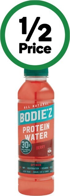 Woolworths Bodiez protein water optimum 500ml* offer