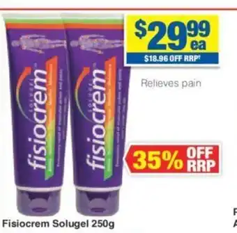 My Chemist Fisiocrem Solugel 250g offer