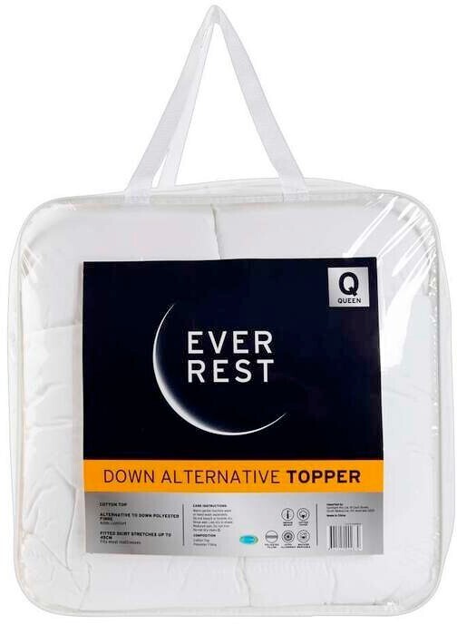 Ever rest down alternative mattress topper offer at Spotlight