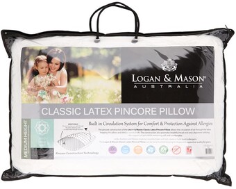 Spotlight Logan & mason classic latex pincore pillow offer