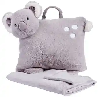 Spotlight Kids house koala pillow blanket offer