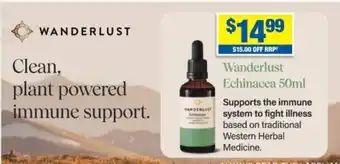 My Chemist Wanderlust Echinacea 50ml offer