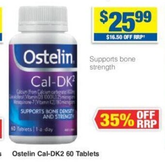 My Chemist Ostelin Cal-DK2 60 Tablets offer