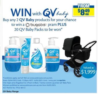 My Chemist QV Baby Range offer