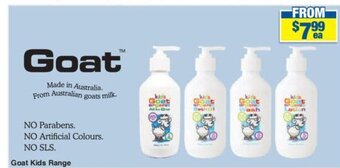 My Chemist Goat Kids Range offer