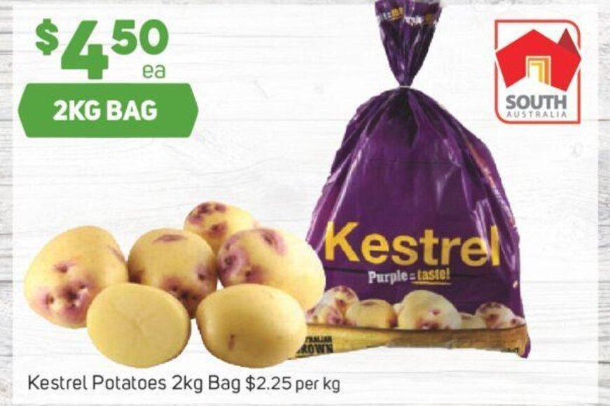 Kestrel Potatoes 2kg Bag offer at Foodland