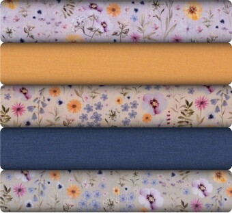 Spotlight Print & plain textured cottons offer