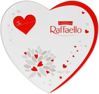 Raffaello 10-pack coconut and almond heart gift box 100g