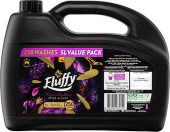 BIG W Fluffy liquid fabric softener conditioner 5-litre offer