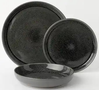 Myer Australian house & garden 12pc esperance dinner set in charcoal offer