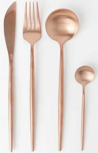Myer Vue 16pc spencer cutlery set in rose gold offer