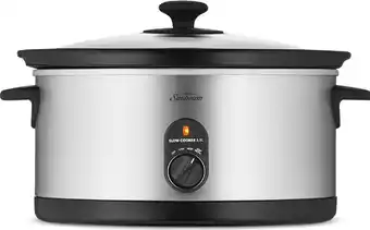 Myer Sunbeam secretchef 5.5l slow cooker offer