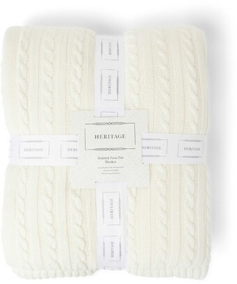 Myer Heritage knitted blanket offer