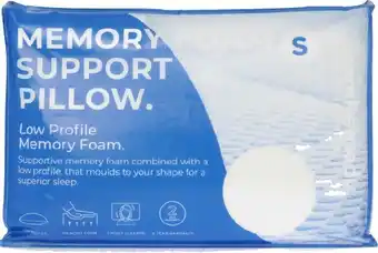 Dream remedy memory foam support pillow in medium profile