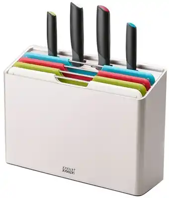 Joseph joseph 8pc folio plus knife and chopping board set in multi colour