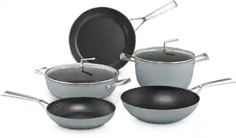 Myer Essteele 5pc per bellezza cookware set in blue offer