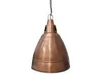LivingStyles Alexia Iron Pendant Light, Copper offer