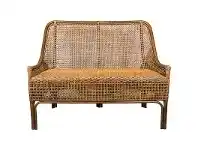 LivingStyles Albany Rattan Loveseat, Honey Brown offer