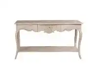 LivingStyles Arabella Mango Wood Console Table, 150cm offer